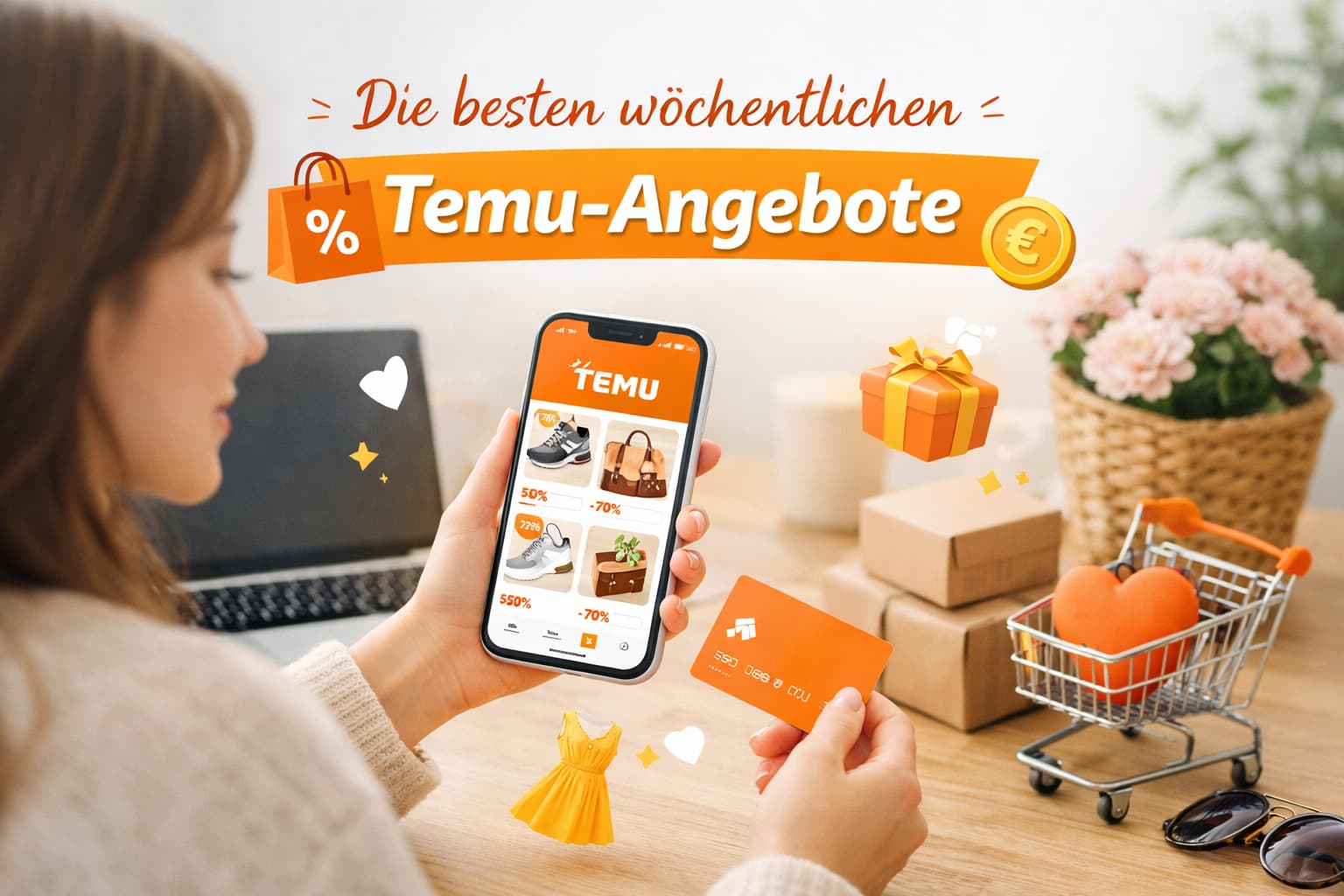 Die besten wöchentlichen Temu-Angebote entdecken und sparen