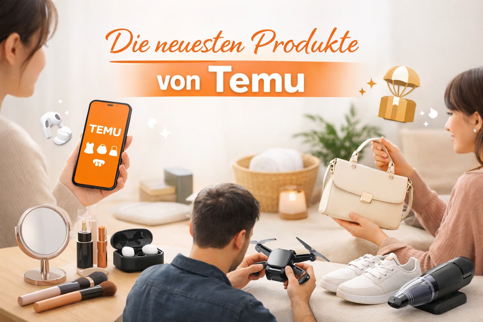 Die neuesten Produkte von Temu entdecken und smart shoppen