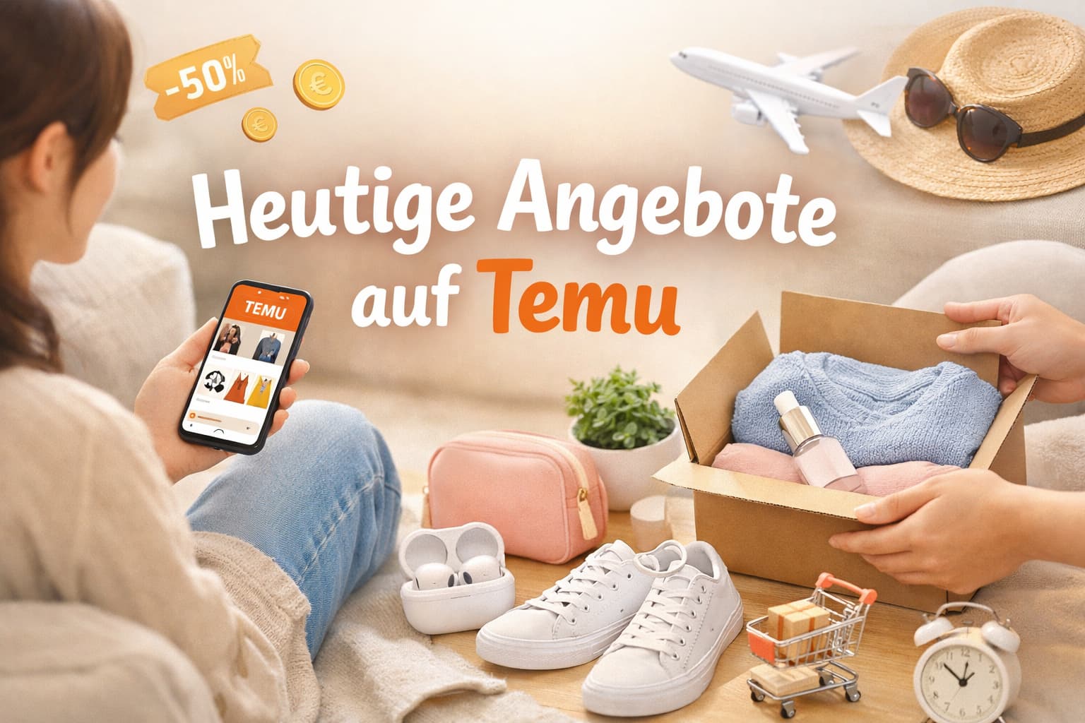 Heutige Angebote auf Temu – Die besten Deals direkt in der App entdecken