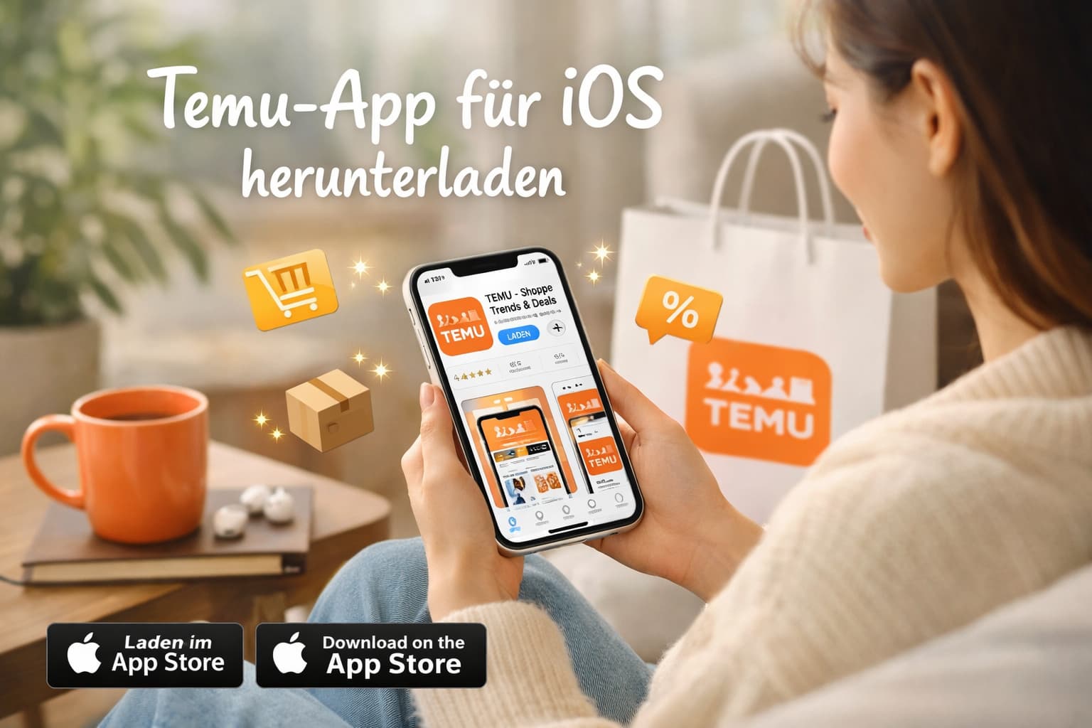 Temu-App für iOS herunterladen – sicher, schnell und komfortabel einkaufen