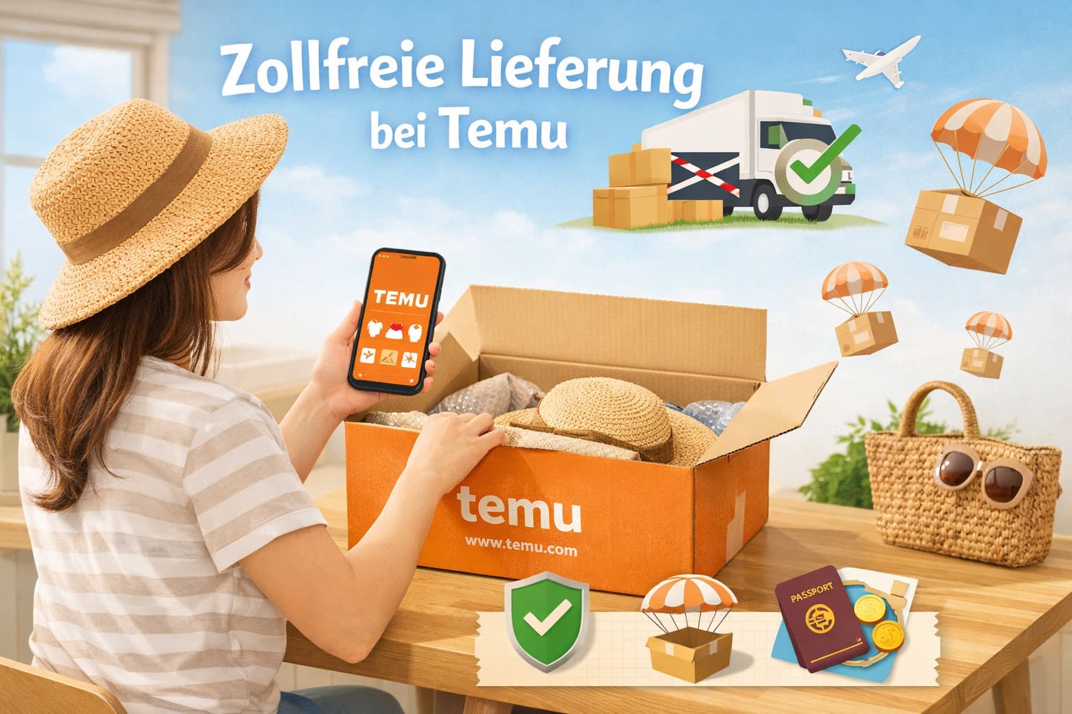 Zollfreie Lieferung bei Temu – Einfach, schnell und sicher einkaufen