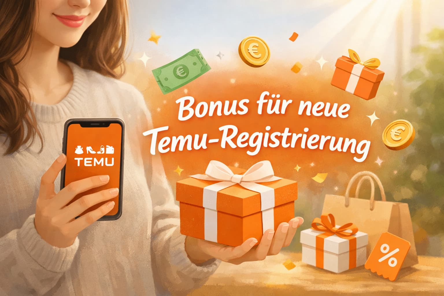 Bonus für neue Temu-Registrierung clever nutzen