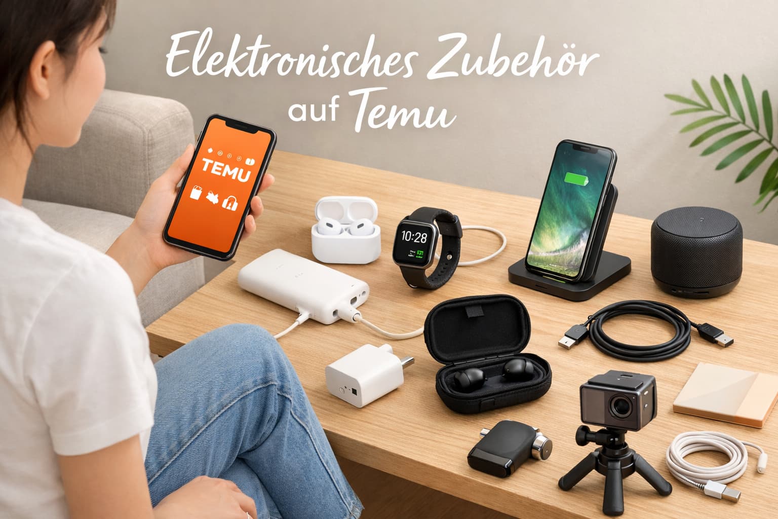 Elektronisches Zubehör auf Temu günstig entdecken