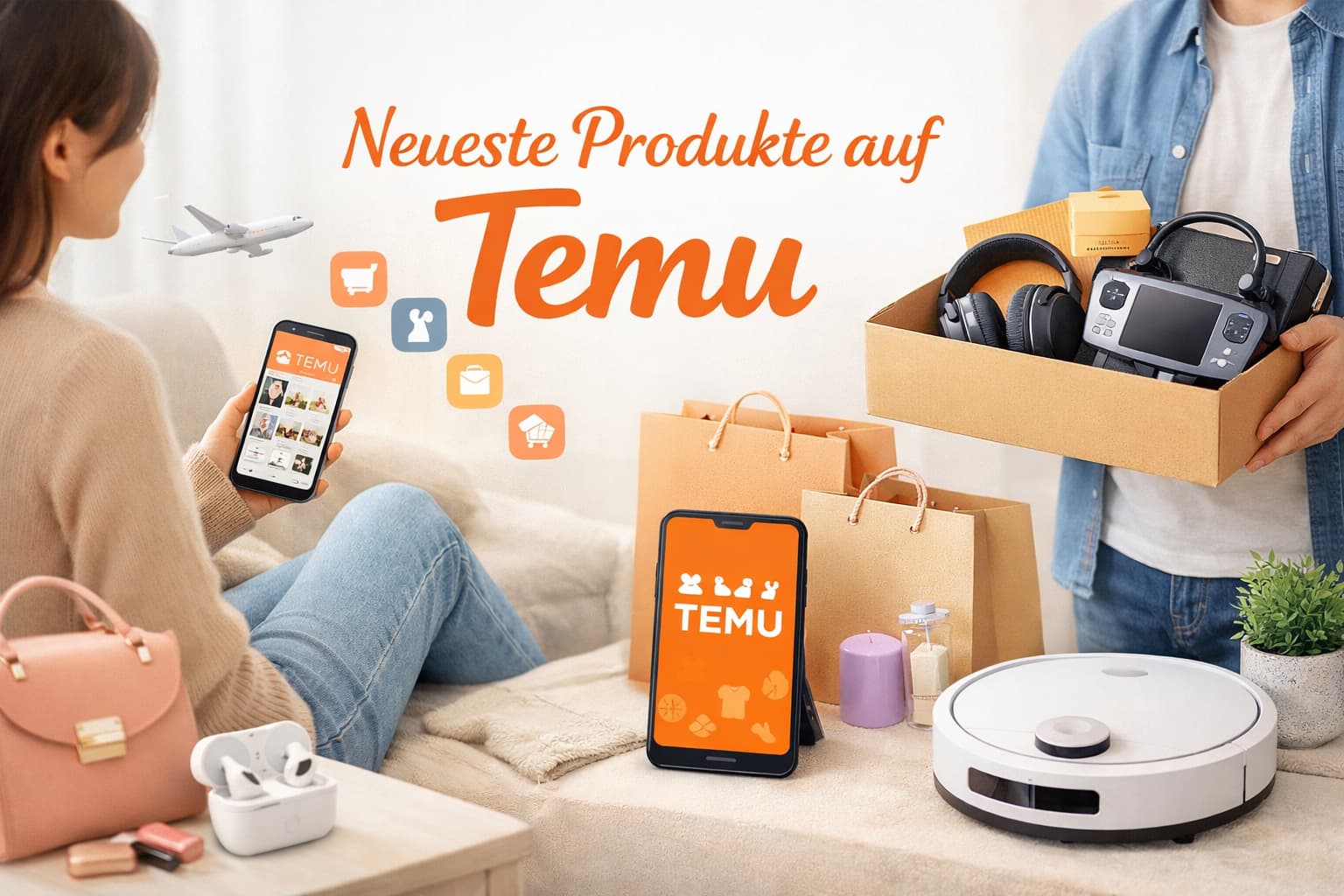 Neueste Produkte auf Temu entdecken und clever einkaufen