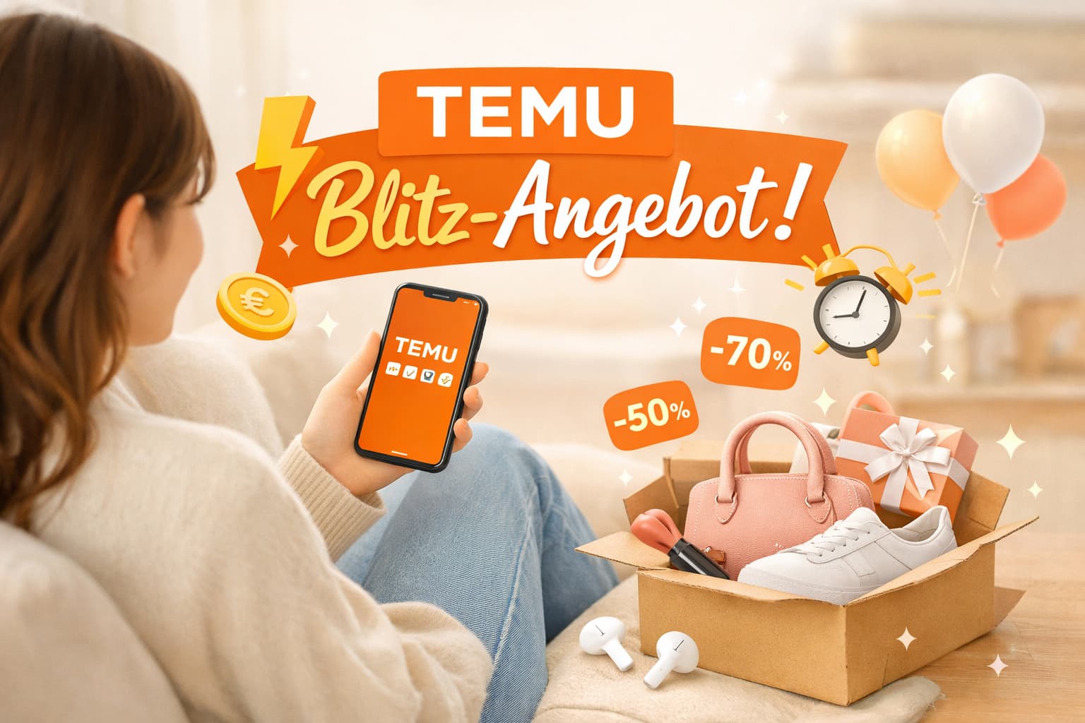 Temu Flash Sale – So sichern Sie sich die besten Deals