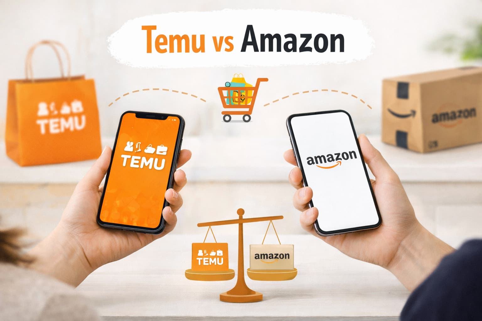 Temu vs Amazon: Welche Shopping-App passt besser?