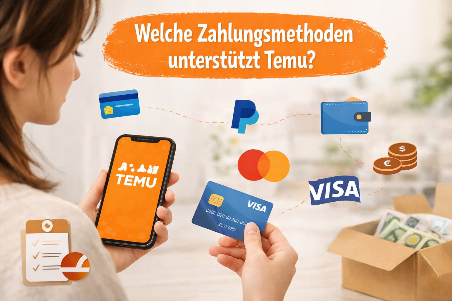 Welche Zahlungsmethoden unterstützt Temu im Überblick