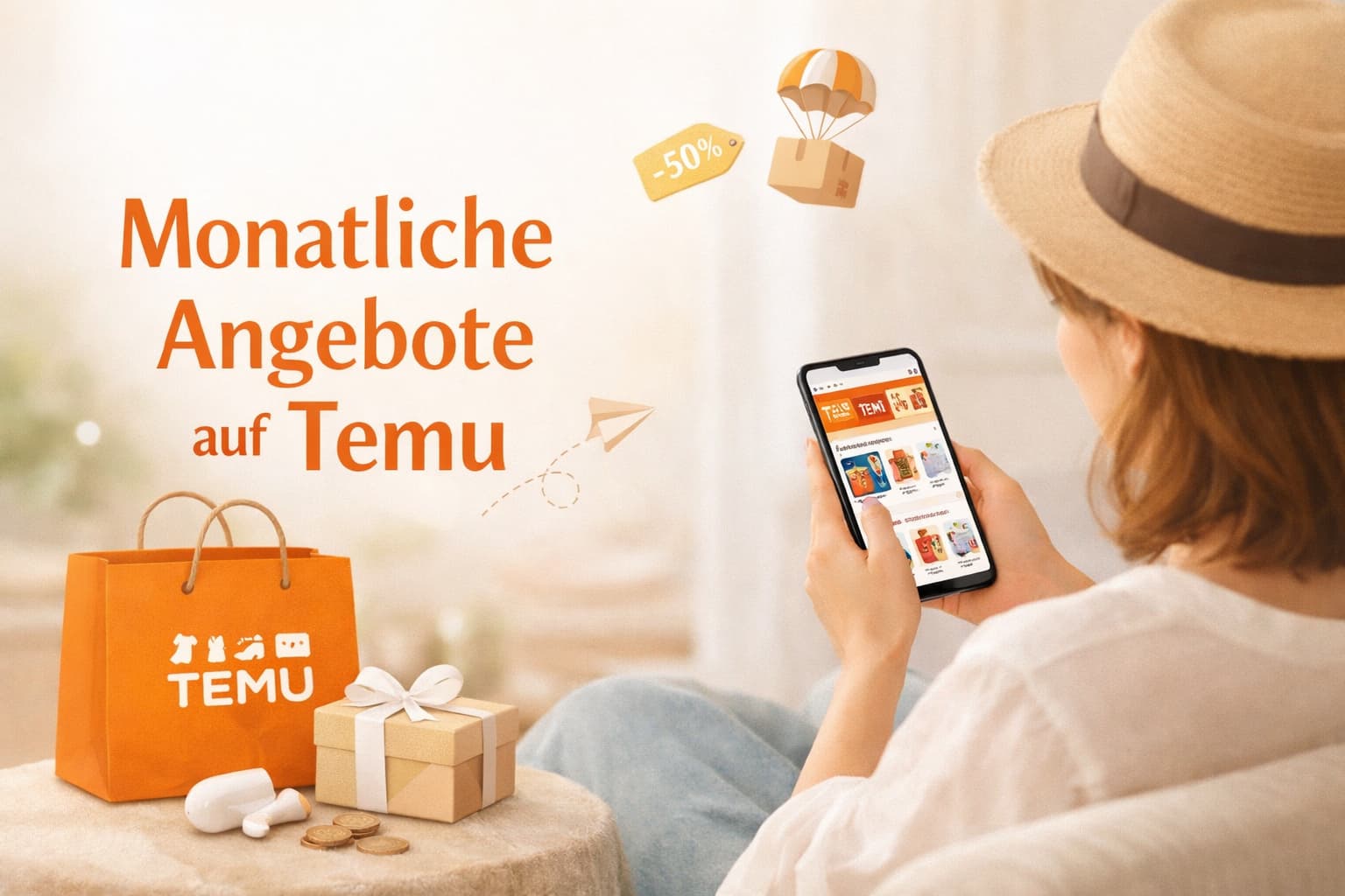 Monatliche Angebote auf Temu entdecken und mehr sparen