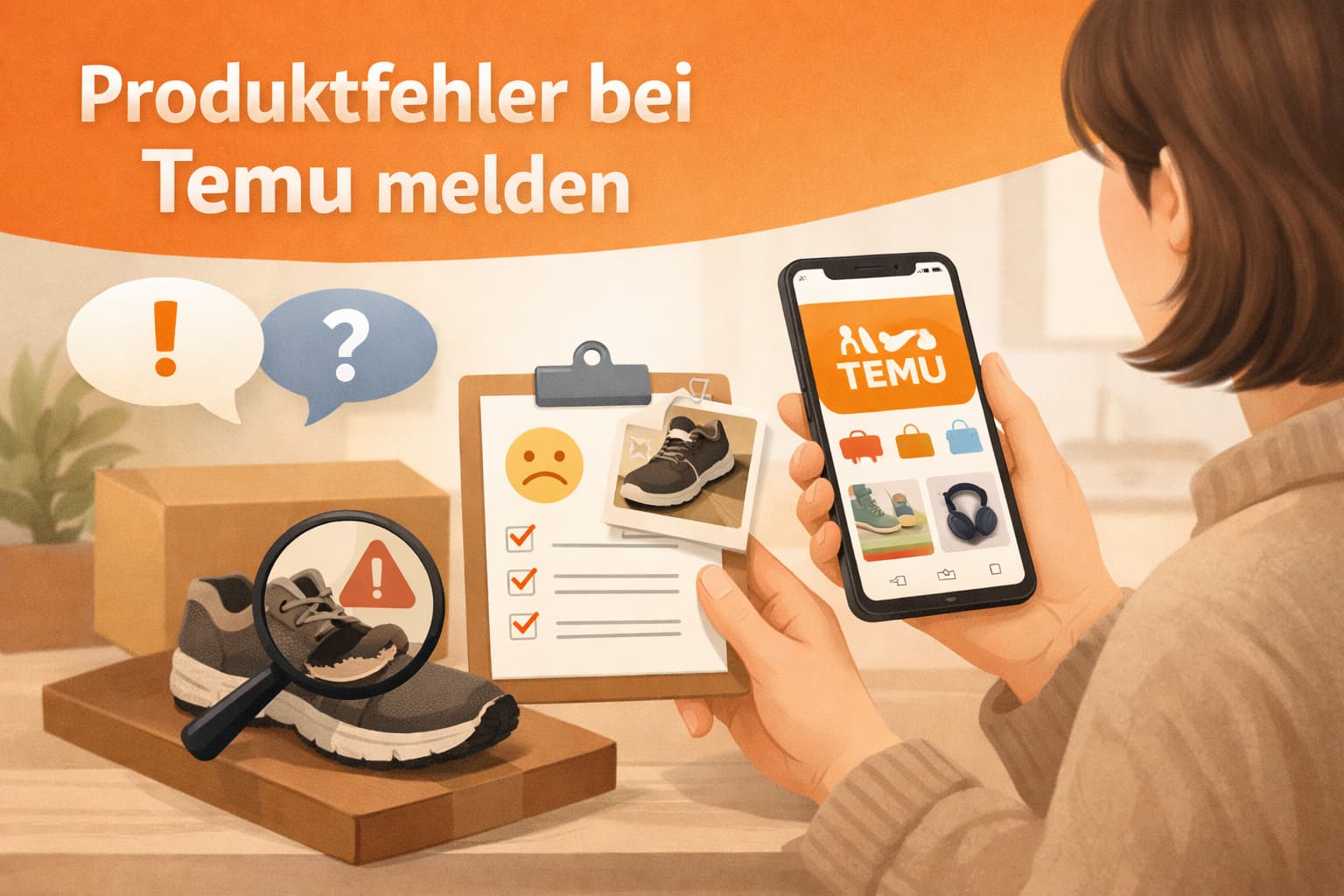 Produktfehler bei Temu melden einfach und korrekt