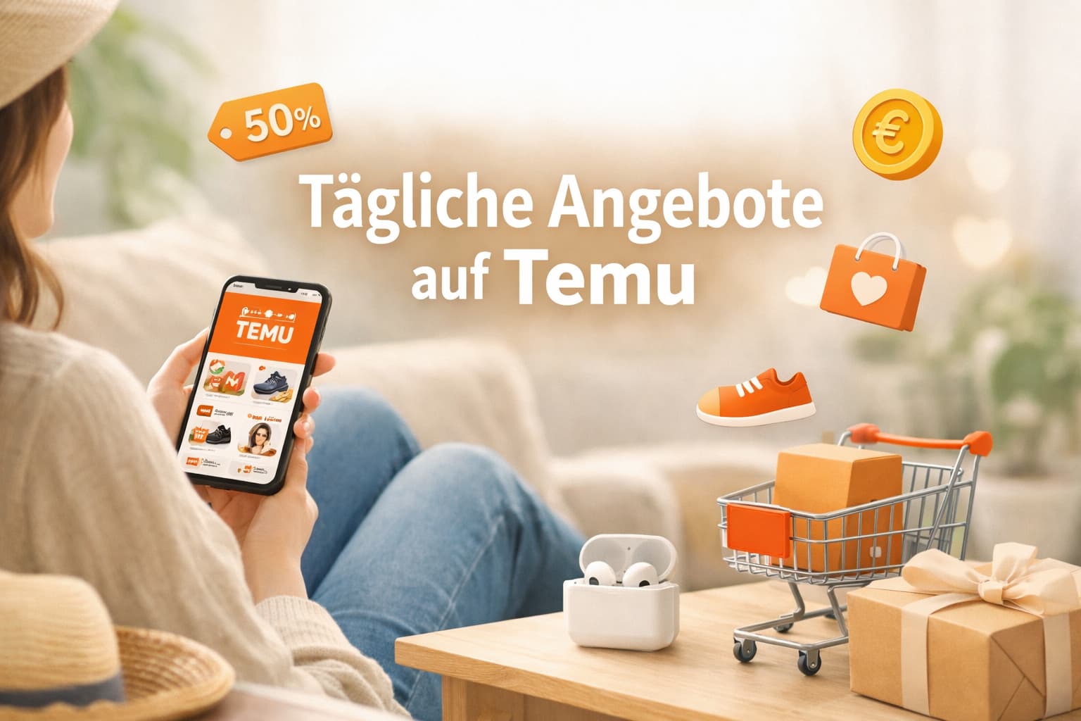 Tägliche Angebote auf Temu entdecken und sparen