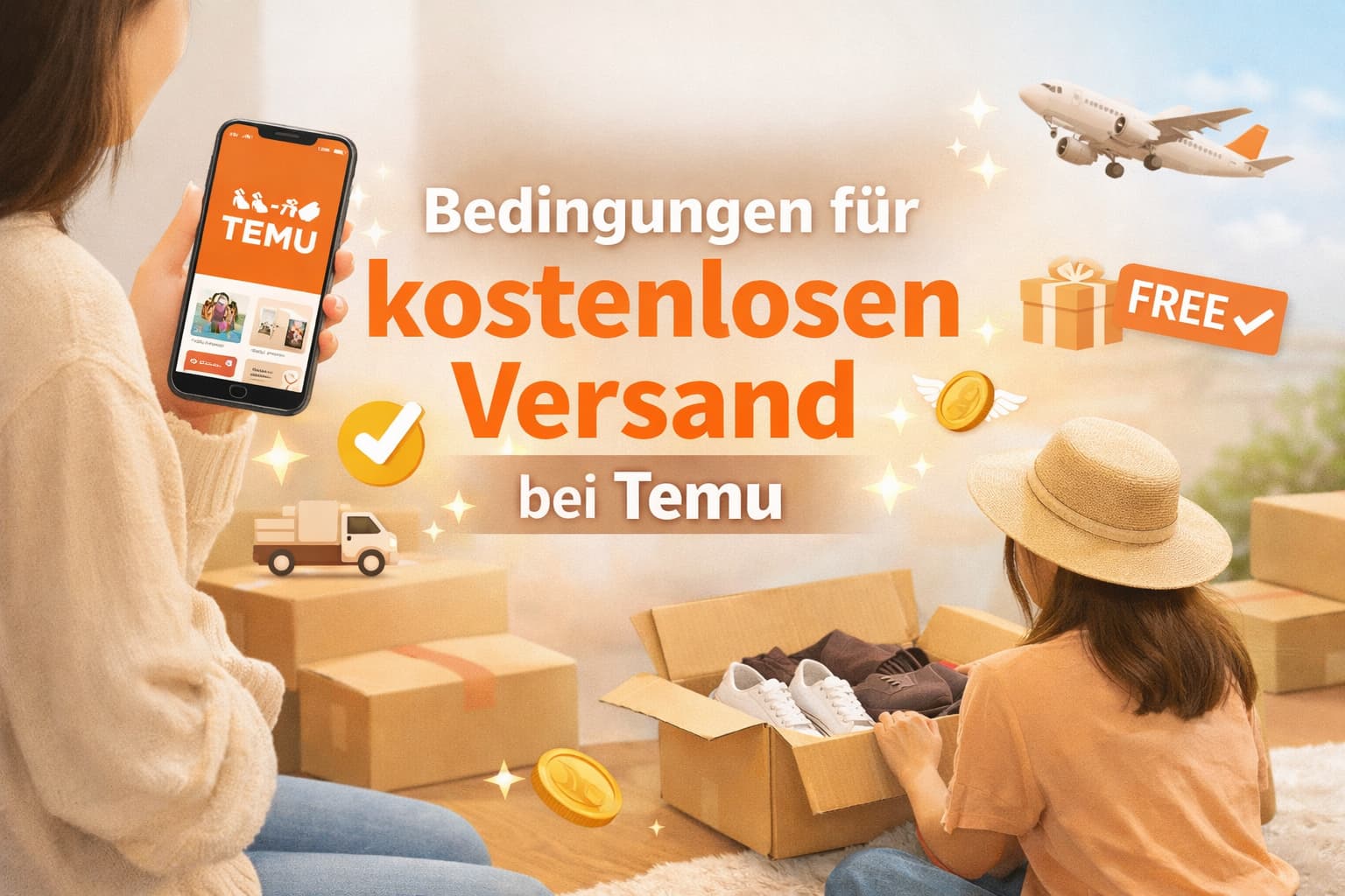 Bedingungen für kostenlosen Versand bei Temu verstehen