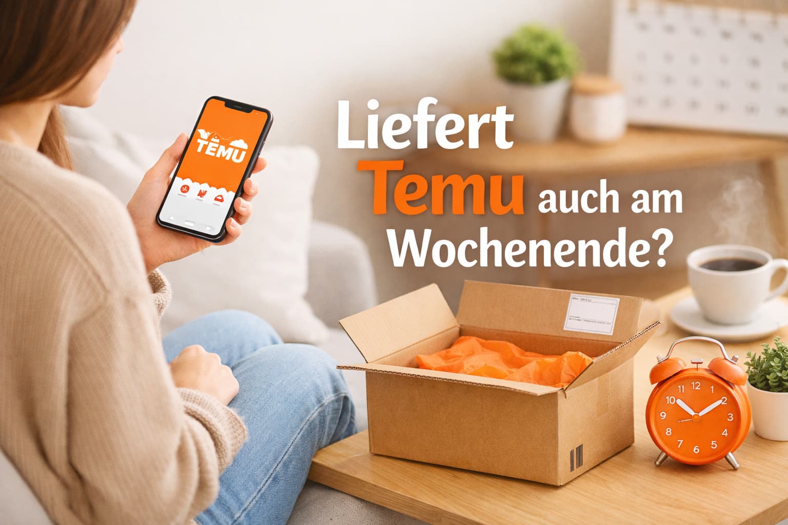 Liefert Temu auch am Wochenende und wie funktioniert das genau