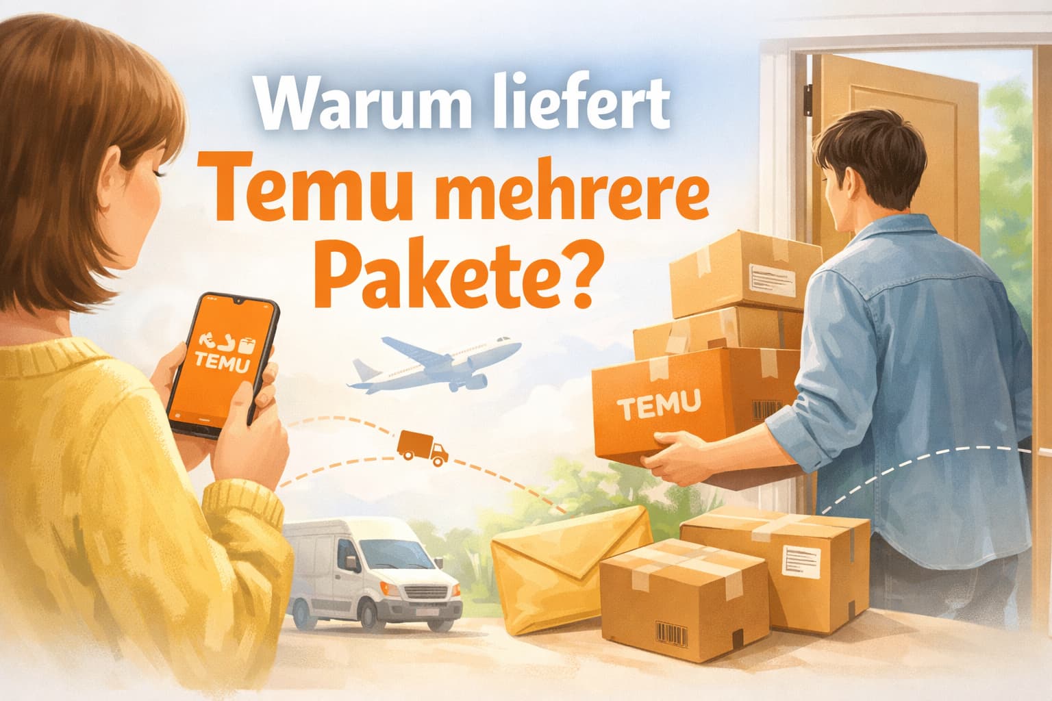 Warum liefert Temu mehrere Pakete und was bedeutet das?