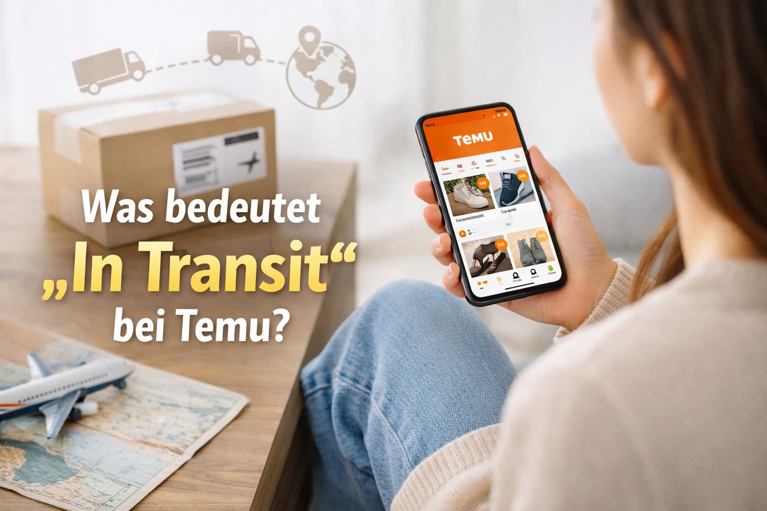 Was bedeutet „In Transit“ bei Temu beim Versandstatus?